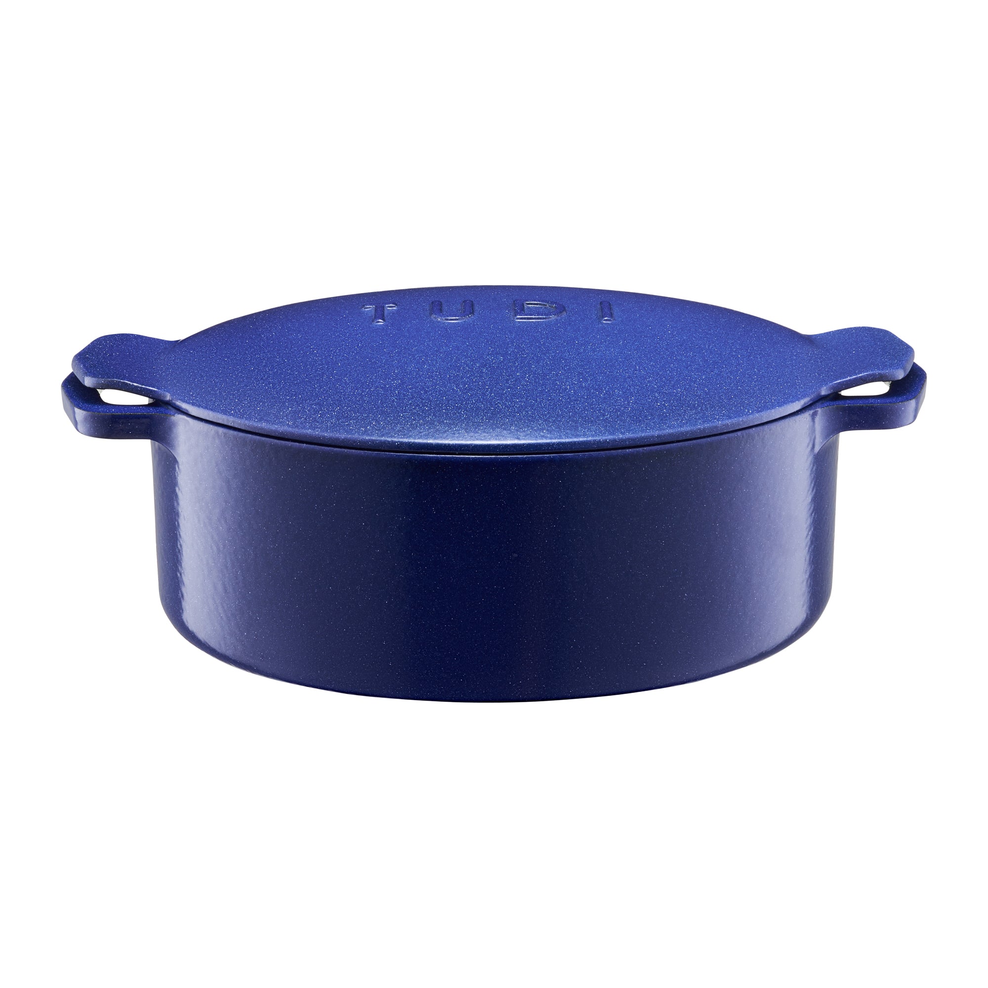 Cast iron wide Dutch oven